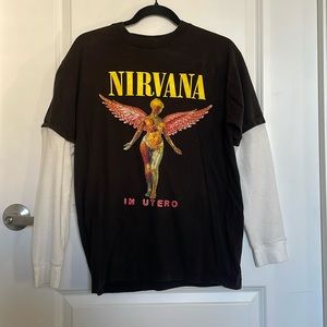 Urban Outfitters Nirvana Tee size Small